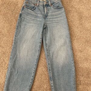 Madewell Light Blue Straight Leg Jeans